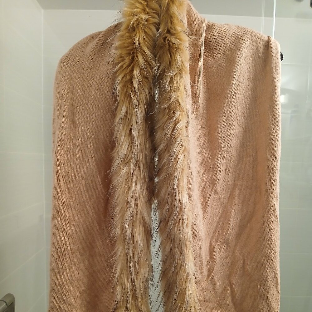 Lauren Ralph Lauren Big Faux Fur Wrap Scarf